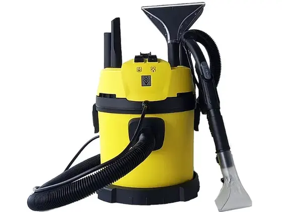 Equipo de aspirado industrial usado para retirar el polvo fino después de una obra.
