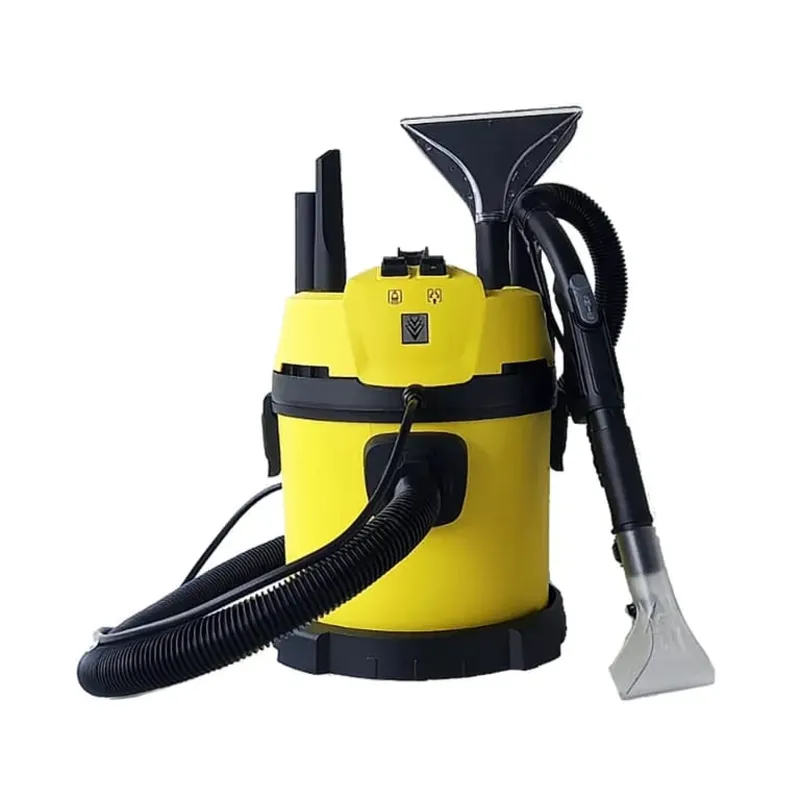 Equipo de aspirado industrial usado para retirar el polvo fino después de una obra.